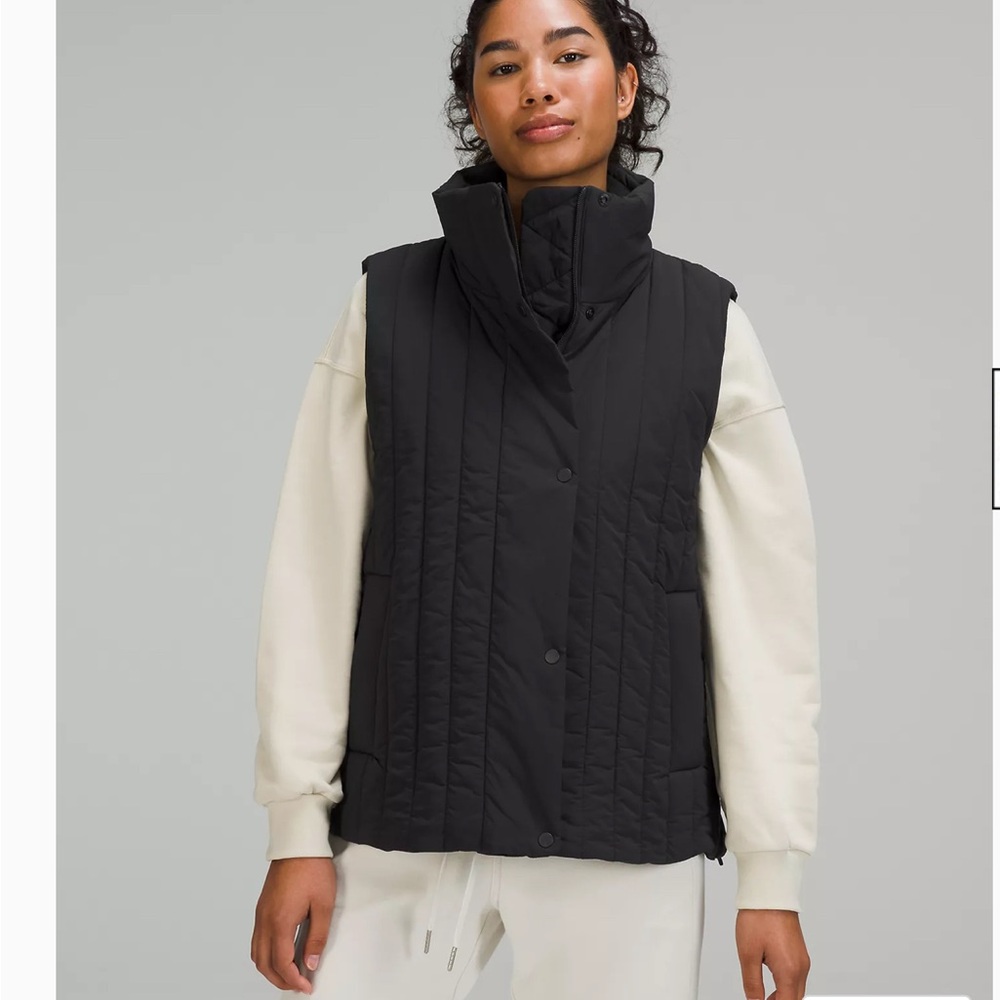 Lululemon Athletica Black Padded Vest